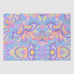 Papel De Seda Paisley Multi