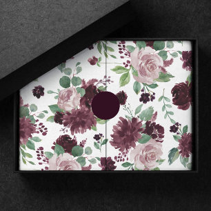Papel De Seda Paixões Temperamentais Padrão Dramático de Rosa
