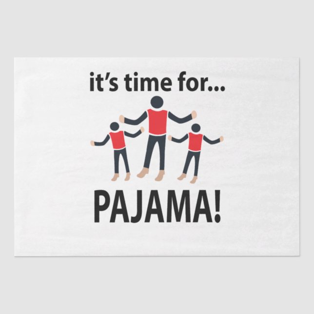 Papel De Seda Pajama, é hora de Pajama (Frente )