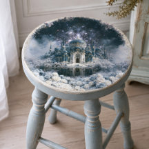 Palácio Azul Estrelado Decoupage