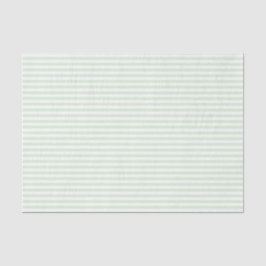 Papel De Seda Pale Leve Jade Verde e White Striped Patterm