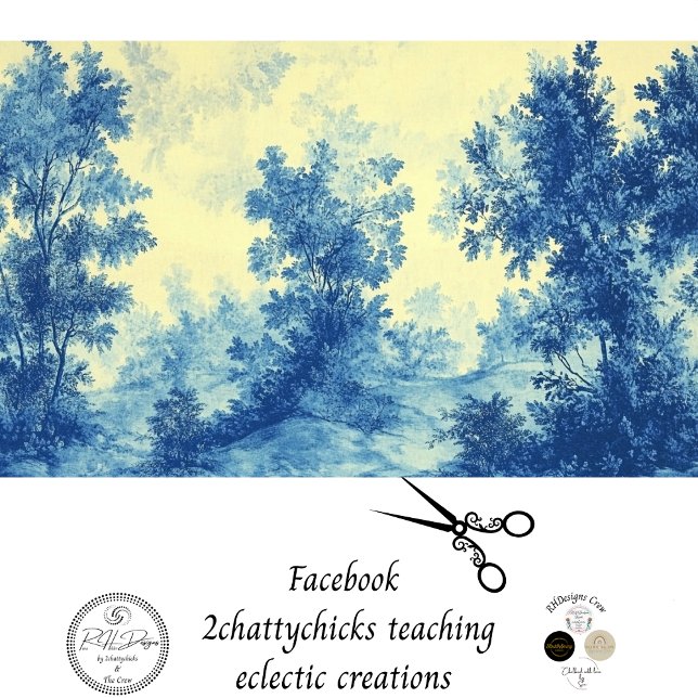 Papel De Seda Paleta Amarela Azul-Design de Dissociação (Criador carregado)