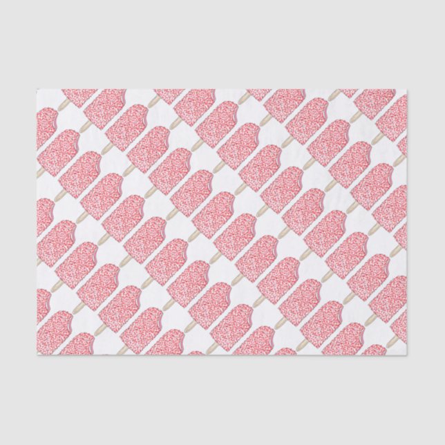 Papel De Seda Palha de Morango Amortecida Eclair (Frente )