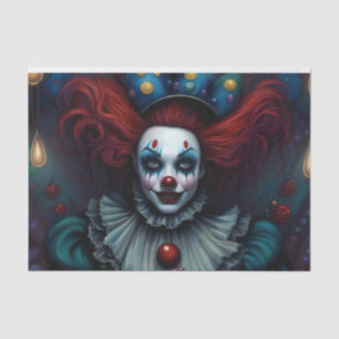 Papel De Seda Palhaço de Decoupage de Lady Clown