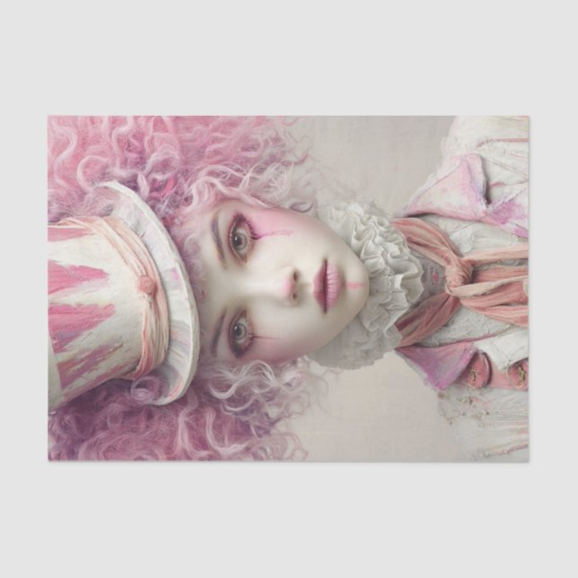 Papel De Seda Palhaços Elegantes6 (Frente )