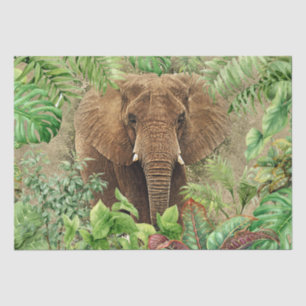 Papel De Seda Palma Tropical de Elefante