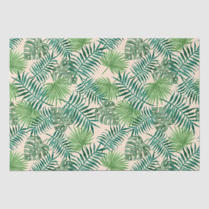 Papel De Seda Palmeira tropical deixa palmeira verde padrão