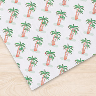 Papel De Seda Palmeiras de Natal Tropicais