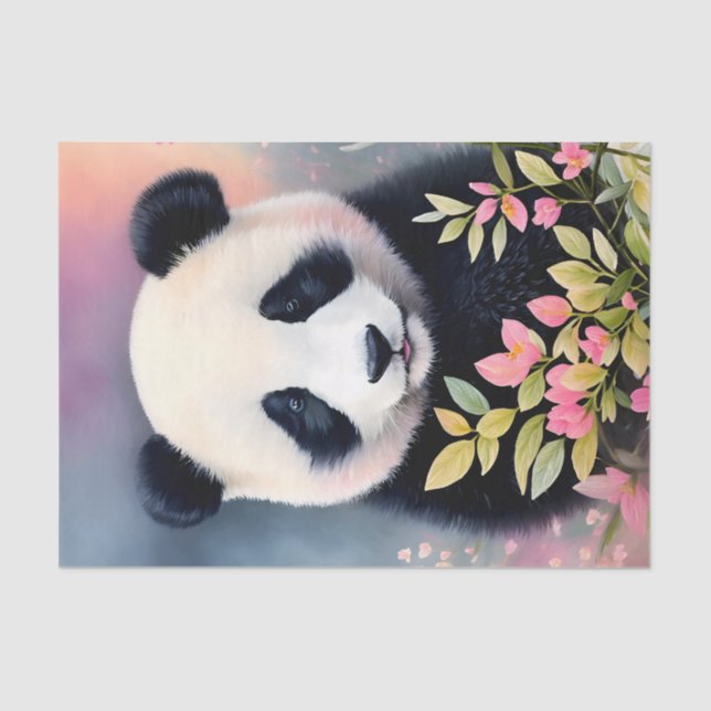 Papel De Seda Panda Botânica Art (Frente )