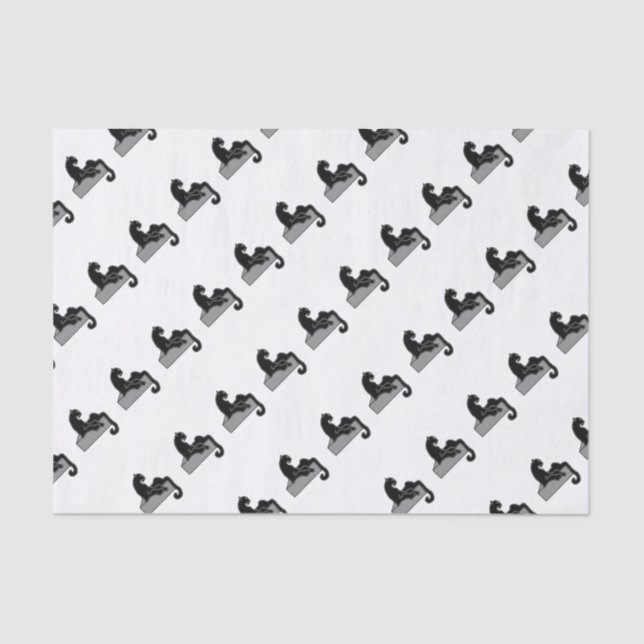 Papel De Seda Panela Negra (Frente )