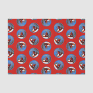 Papel De Seda Panorama Vermelho Grande Pintura Holandesa Arte Or