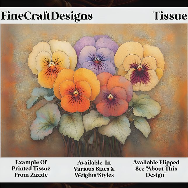 Papel De Seda Pansias de Jardim de Algodão, despojagem EF8L (Criador carregado)