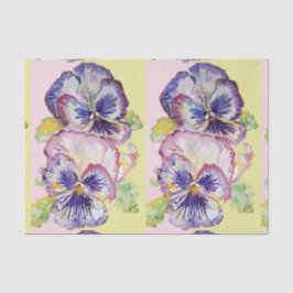 Papel De Seda Pântano bonito Pântano Floral Pastel Rosa Padrão