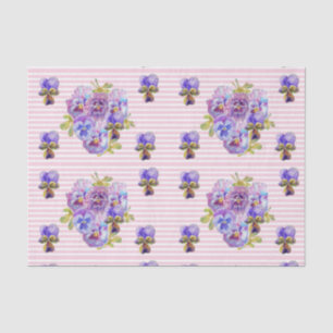 Papel De Seda Pântano bonito Pântano Floral Pastel Rosa Padrão