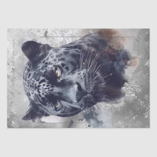 Papel De Seda Pantera Negra (Frente )