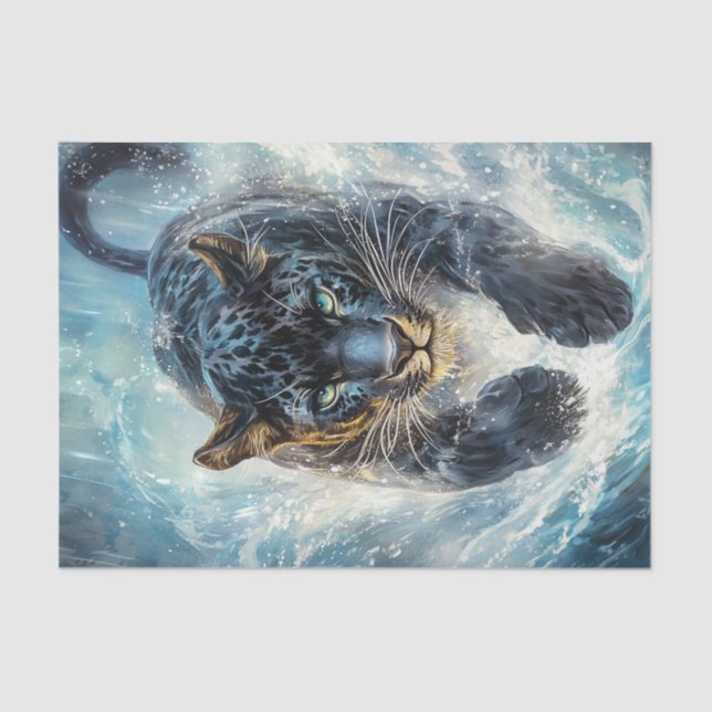 Papel De Seda Pantera Negra (Frente )