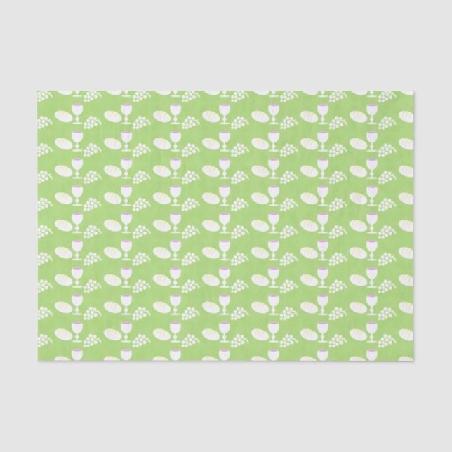 Papel De Seda Pão da Comunhão da Vida (Frente )