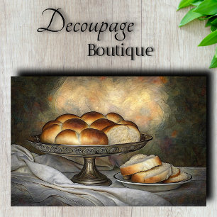 Papel De Seda Pão Diário Decoupage