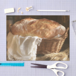 Papel De Seda Pão Fresco Assado