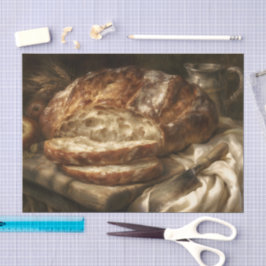 Papel De Seda Pão Fresco Assado