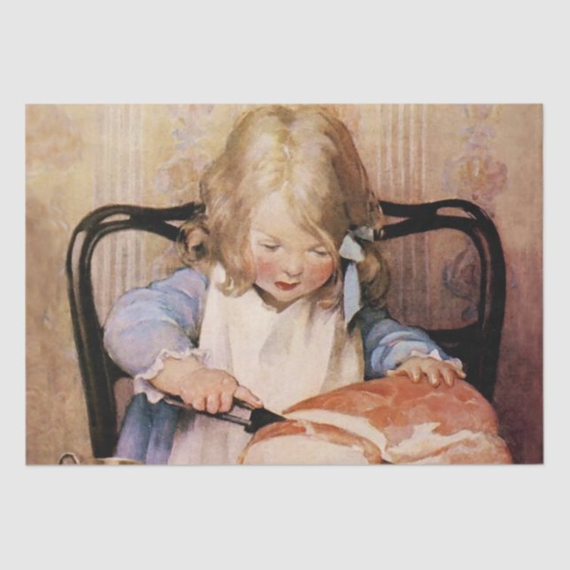 Papel De Seda Pão fresco de Jessie Willcox Smith (Frente )