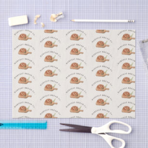 Papel De Seda Pão Sourdough aquarela em fundo branco esbranquiça