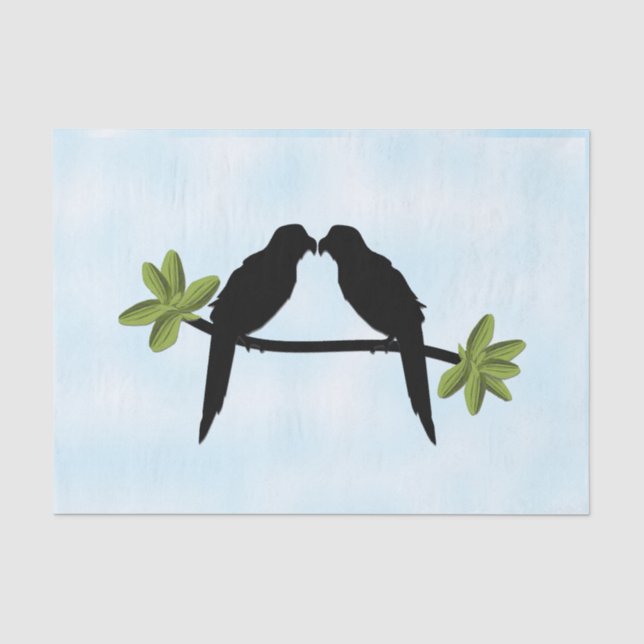 Papel De Seda Papagaio Amor (Frente )