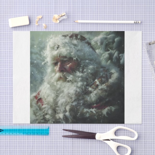 Papel De Seda Papai Noel (Arte )