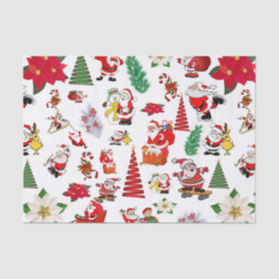 Papel De Seda Papai Noel e Amigos