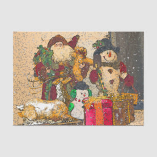 PAPEL DE SEDA PAPAI NOEL E AMIGOS