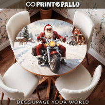Papai Noel sai de férias após a correria do Natal 