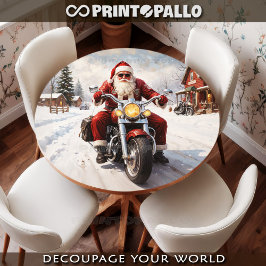 Papel De Seda Papai Noel sai de férias após a correria do Natal 