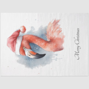 Papel De Seda Papai noel Snowbird Flamingo, personalizado