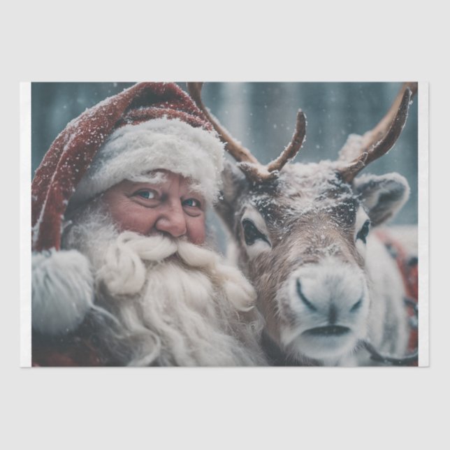 Papel De Seda Papais noeis (Frente )