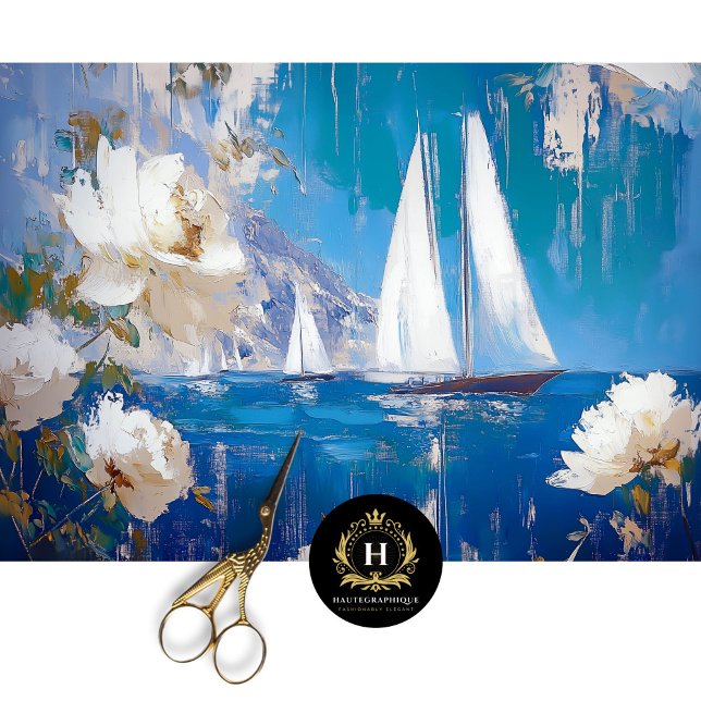 Papel De Seda Papais noeis Catalunha Island California Decoupage (Criador carregado)