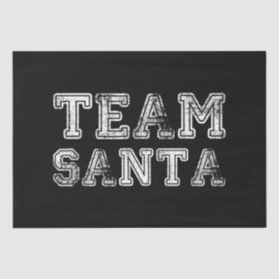 Papel De Seda Papais noeis da equipe Feliz Natal