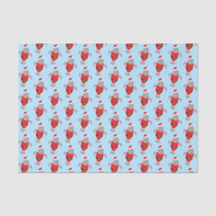 Papel De Seda Papais noeis Manatee Novelty Animal Christmas