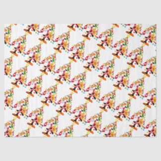 Papel De Seda Papais noeis, Rudolph, Snowman e Elf