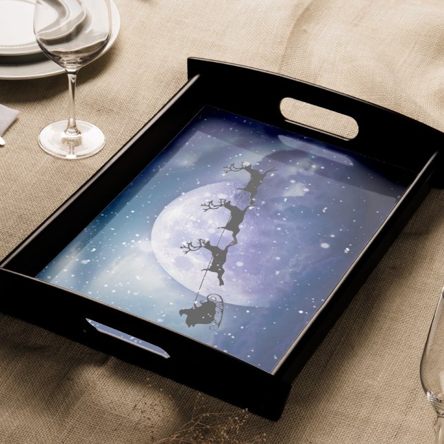 Papel De Seda Papais noeis Sleigh | Fantasy Galaxy Night Sky (Criador carregado)