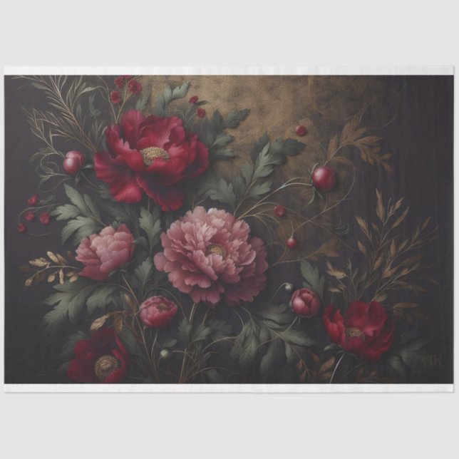 Papel De Seda Papéis de palhetas (Frente )