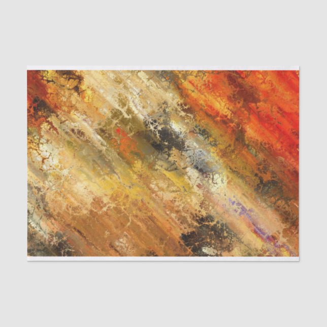 Papel De Seda Papel-abstrato e lenços de ouro (Frente )