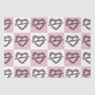 Papel De Seda Papel-chave de quadro cardíaco Leopard