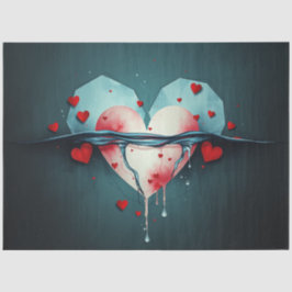 Papel De Seda Papel-chave gótico-Abstrato romântico