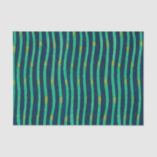 Papel De Seda Papel-chave verde e azul