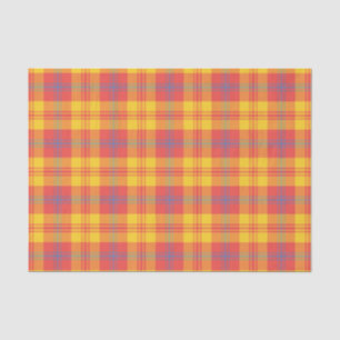 Papel De Seda Papel-chave vermelho-escuro Amarelo-azul-Xadrez