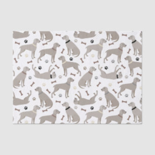 Papel De Seda Papel-chave Weimaraner e Pinças