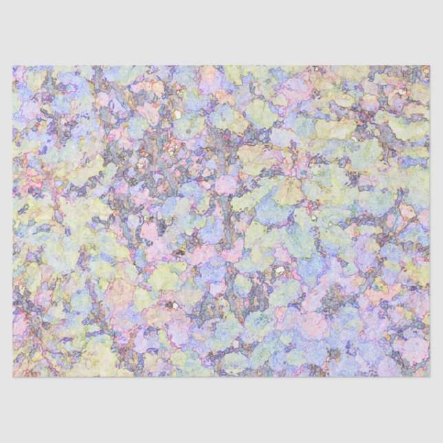 PAPEL DE SEDA PAPEL/LAVANDA DE TECIDOS, PINCO, AZUL, VERDE, AMAR (Frente )