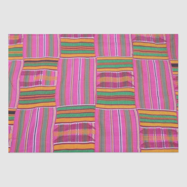 Papel De Seda Papel-Padrão Africano (Frente )