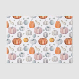 Papel De Seda Papel-Padrão de Abóbora Colorido de Outono