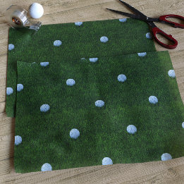 Papel De Seda Papel-Padrão de Grama Verde Design da Bola Golf